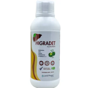 Higradet Bebida Funcional con Alcachofa y Berenjena Lavid Pharm vista frontal