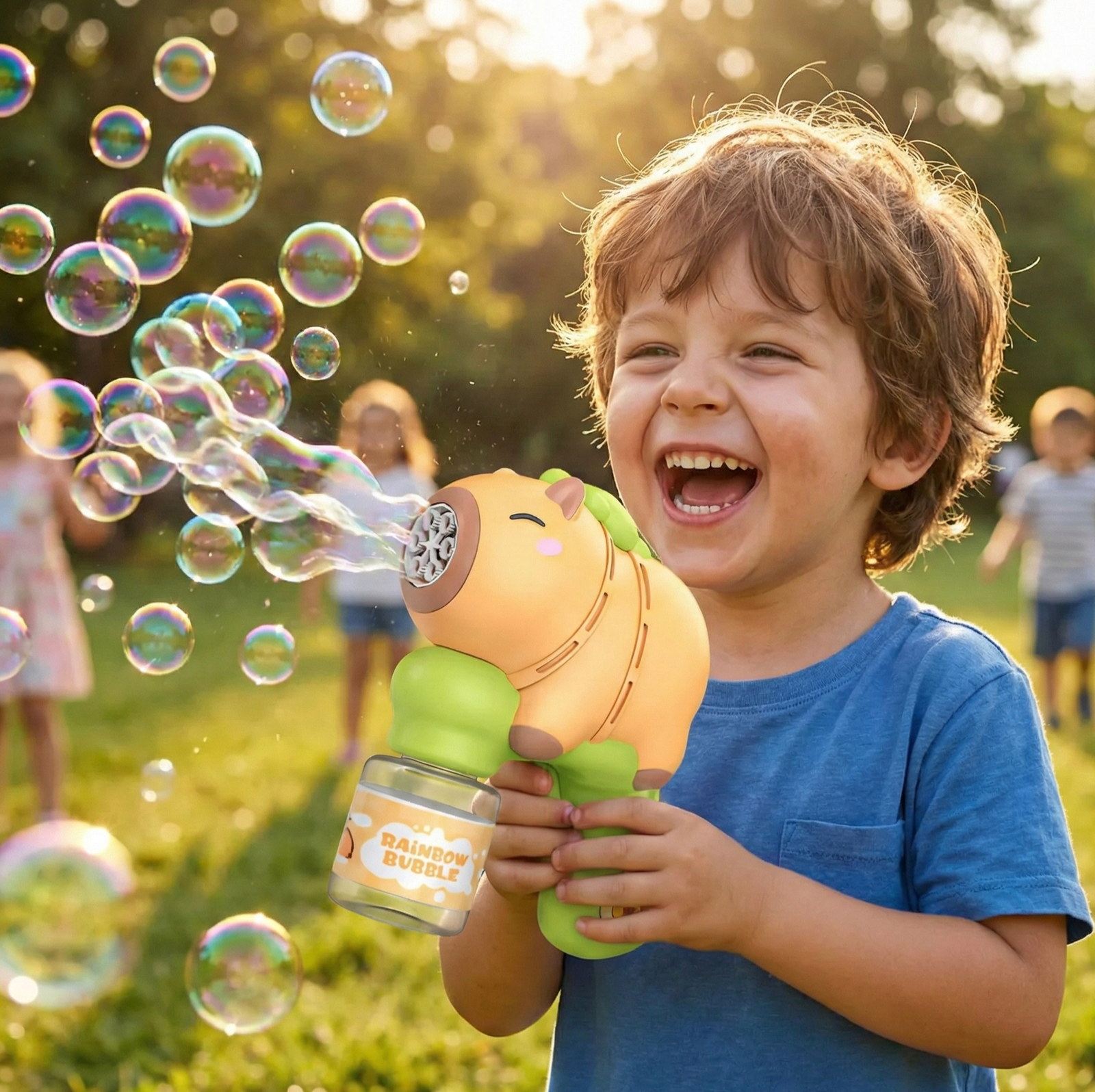 Lanzador de Burbujas Capibara Fiudx - Juguete Creativo para Niños - Imagen 3