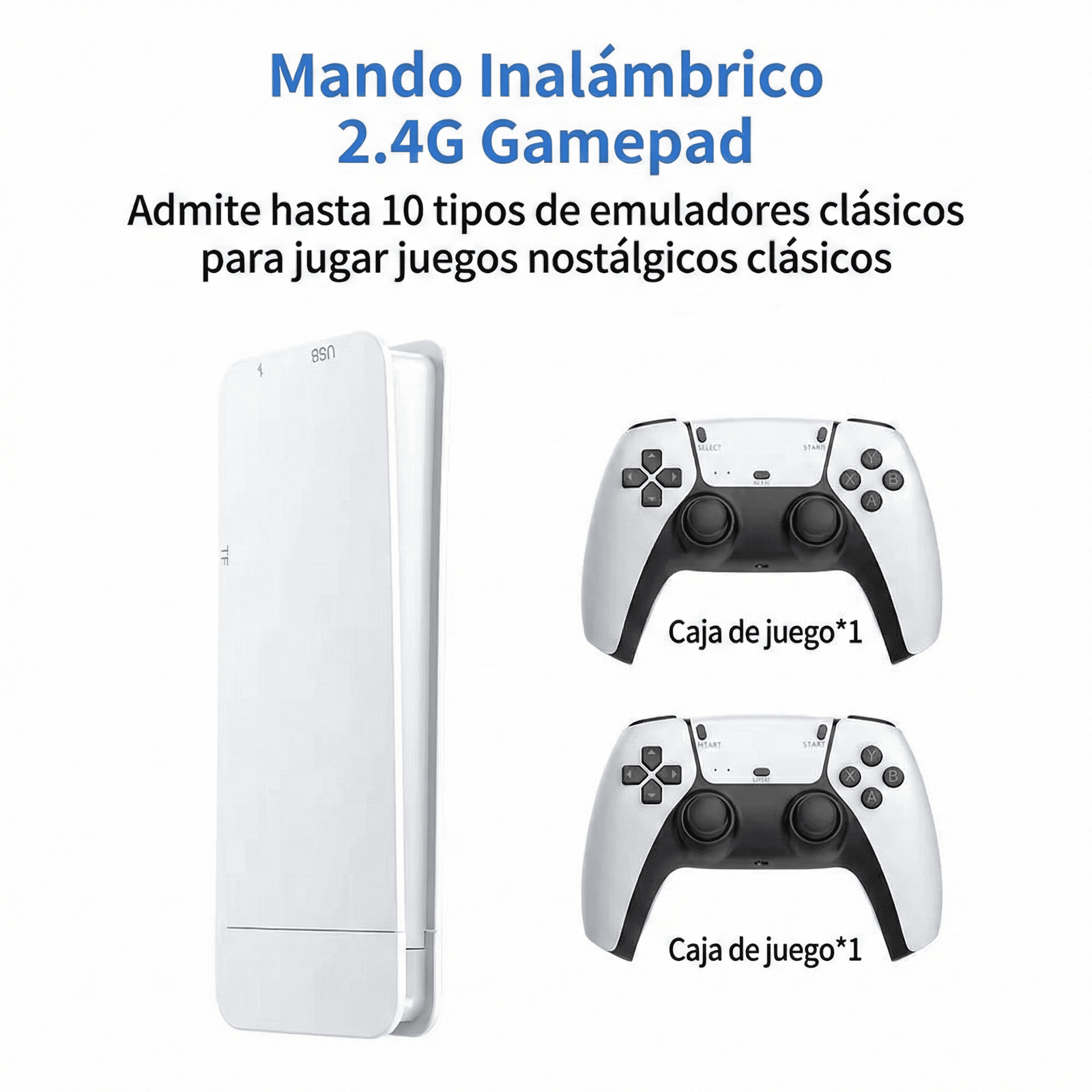 Consola Retro Game Stick HD con 2 Controles Inalámbricos - Imagen 3