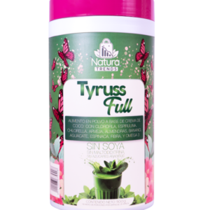 Tyruss Full alimento en polvo con crema de coco, espirulina y selenio sabor manzana tarro 500g